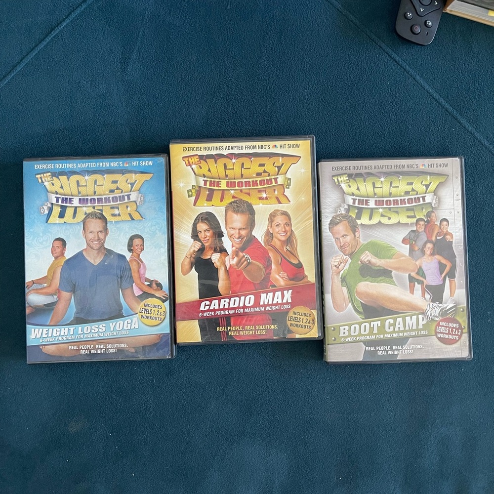 Biggest Loser Home Workout DVD Set -  yoga, cardio max and boot camp